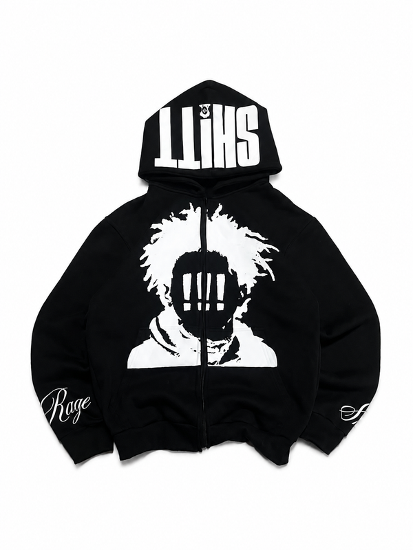 Hoodie Zip Boxy fit.
